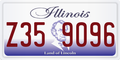 IL license plate Z359096