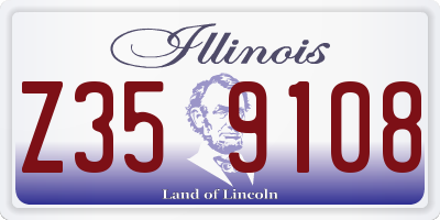 IL license plate Z359108