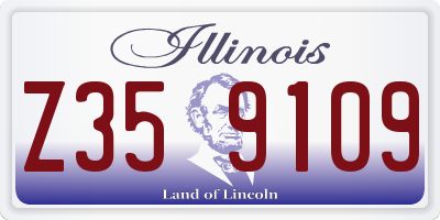 IL license plate Z359109