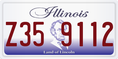 IL license plate Z359112