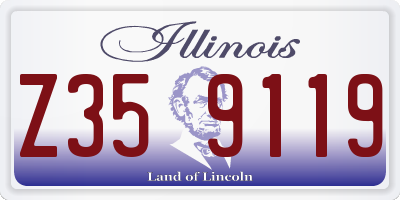 IL license plate Z359119