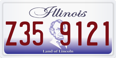 IL license plate Z359121