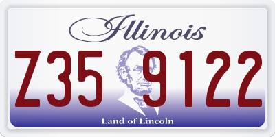 IL license plate Z359122