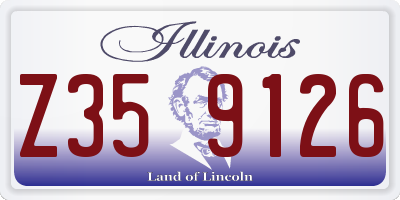 IL license plate Z359126