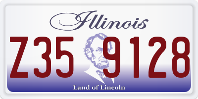 IL license plate Z359128