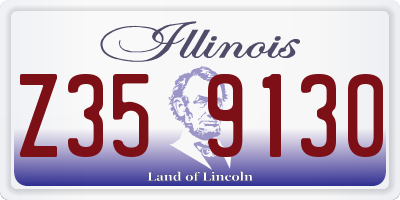 IL license plate Z359130