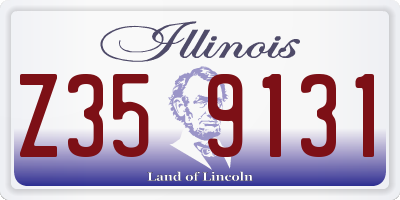 IL license plate Z359131