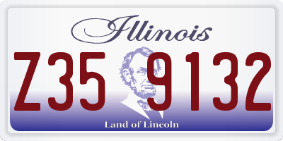 IL license plate Z359132