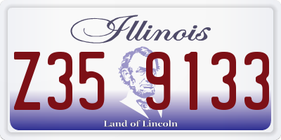 IL license plate Z359133