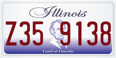 IL license plate Z359138