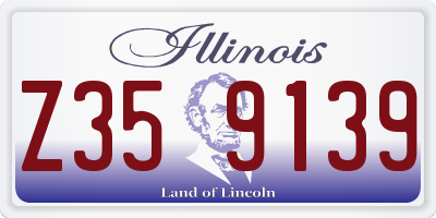 IL license plate Z359139