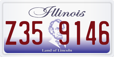 IL license plate Z359146