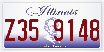 IL license plate Z359148