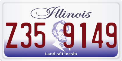 IL license plate Z359149