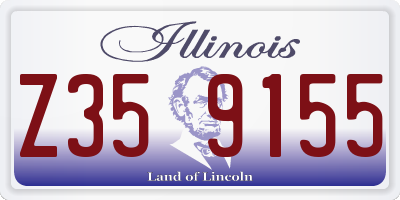 IL license plate Z359155