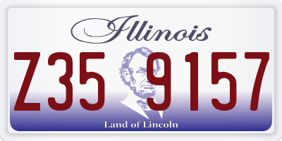 IL license plate Z359157