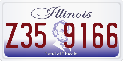 IL license plate Z359166
