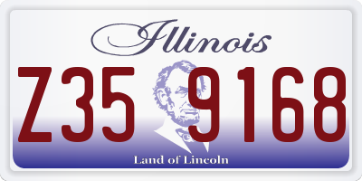 IL license plate Z359168