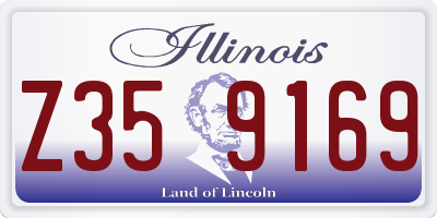 IL license plate Z359169