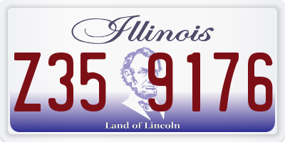 IL license plate Z359176