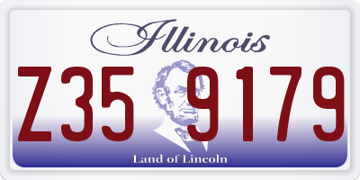 IL license plate Z359179