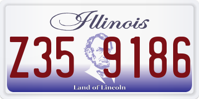 IL license plate Z359186