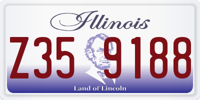 IL license plate Z359188