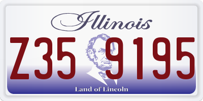 IL license plate Z359195