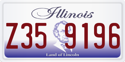 IL license plate Z359196
