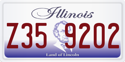 IL license plate Z359202