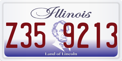 IL license plate Z359213