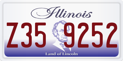 IL license plate Z359252