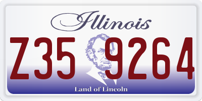 IL license plate Z359264