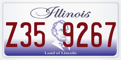 IL license plate Z359267