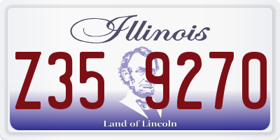 IL license plate Z359270