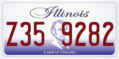 IL license plate Z359282