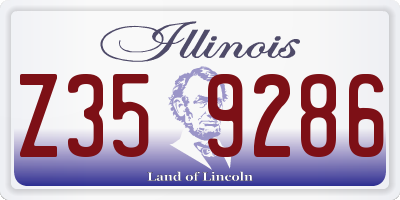 IL license plate Z359286