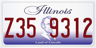 IL license plate Z359312