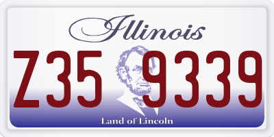 IL license plate Z359339