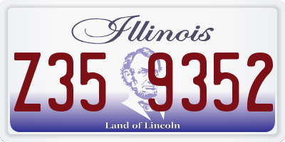 IL license plate Z359352
