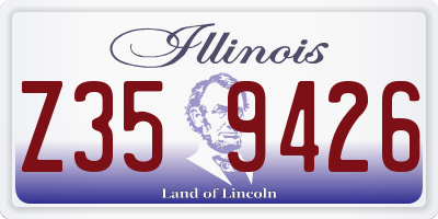 IL license plate Z359426