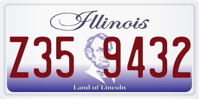 IL license plate Z359432