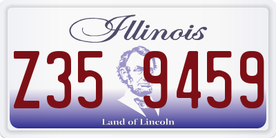 IL license plate Z359459