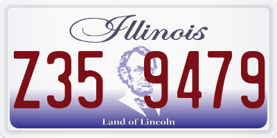 IL license plate Z359479