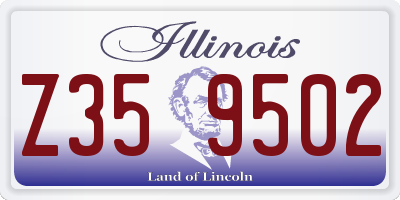 IL license plate Z359502