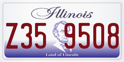 IL license plate Z359508