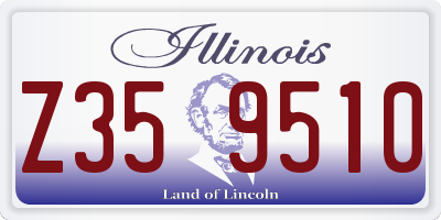 IL license plate Z359510