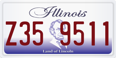 IL license plate Z359511