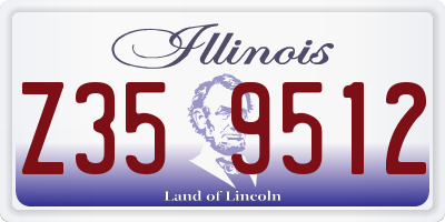 IL license plate Z359512