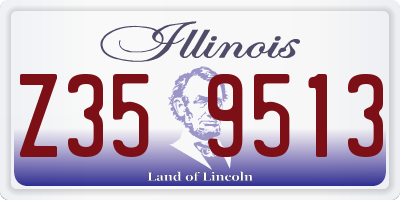 IL license plate Z359513